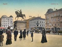 Trg bana Jelačića oko 1905. godine